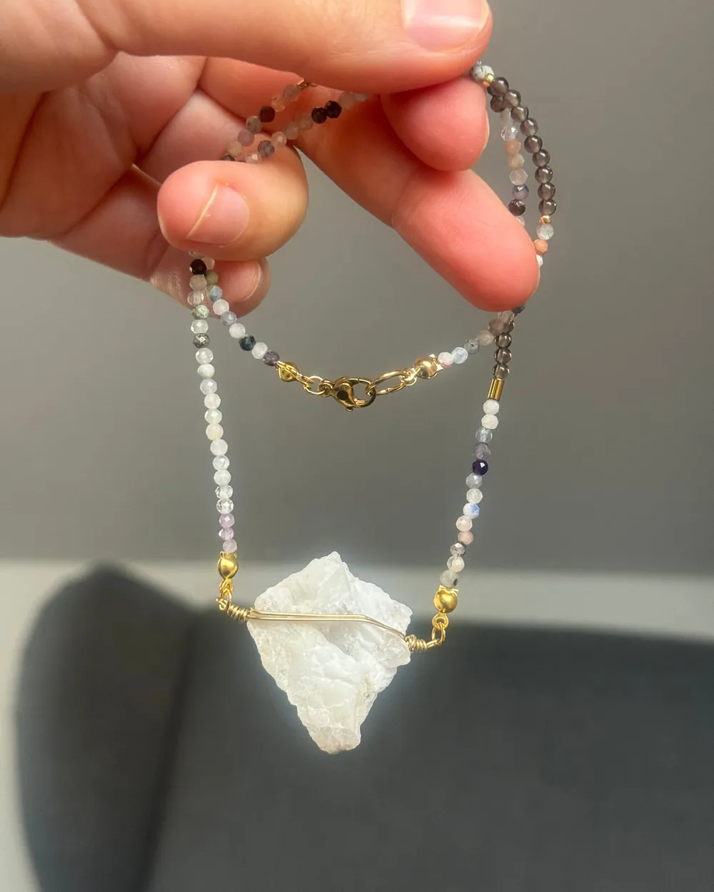Choker: Kamień księżycowy, zdjęcie 3