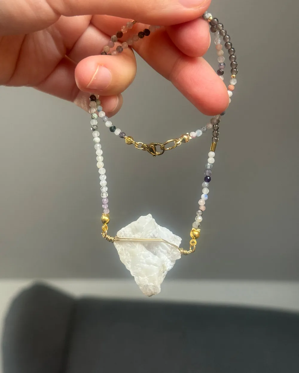 Choker: Kamień księżycowy, zdjęcie 4
